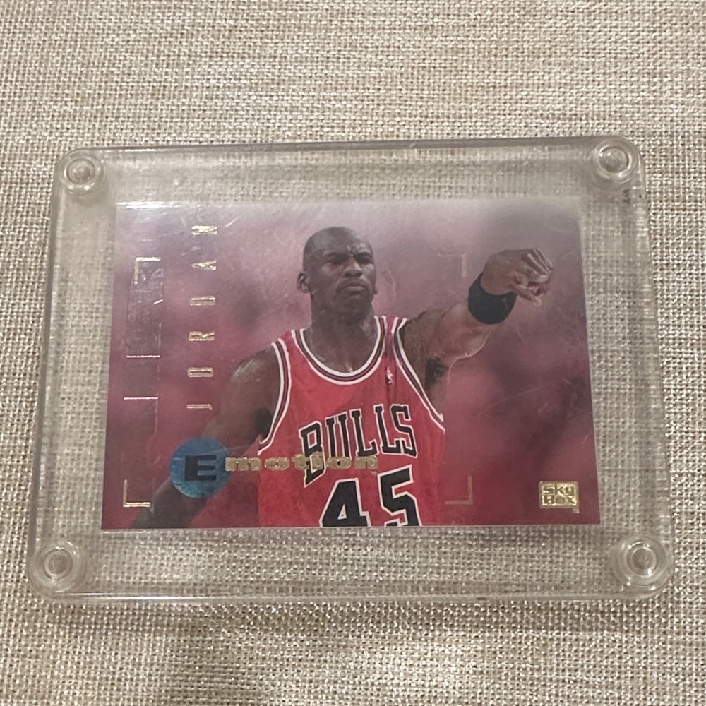 Basketball Trading Card in Protective Case